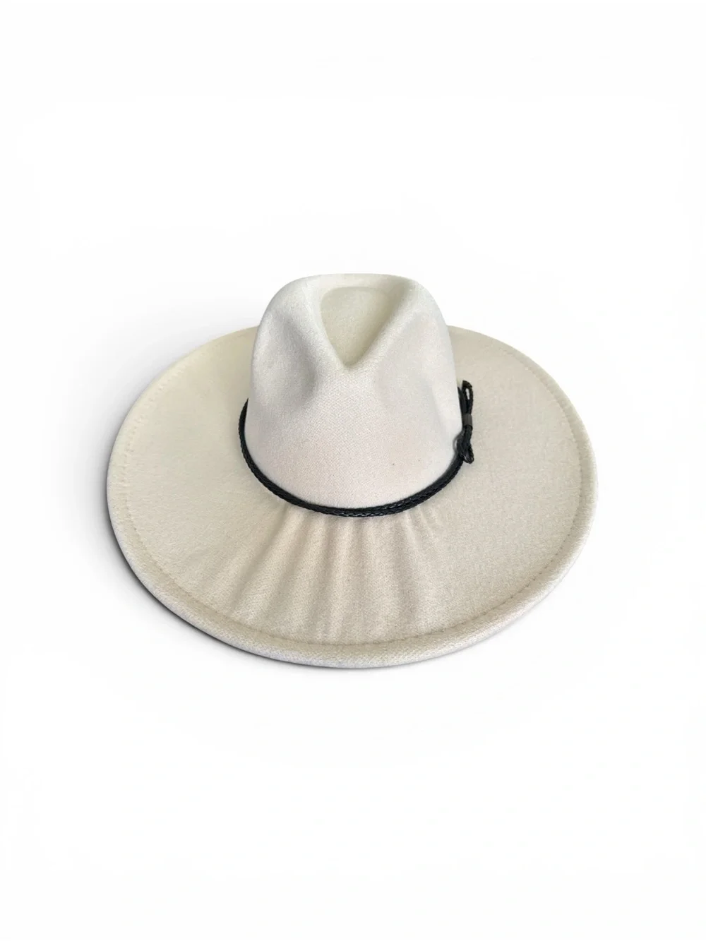 Lulus Ivory Wide Brim Rancher Fedora Hat Boho Western